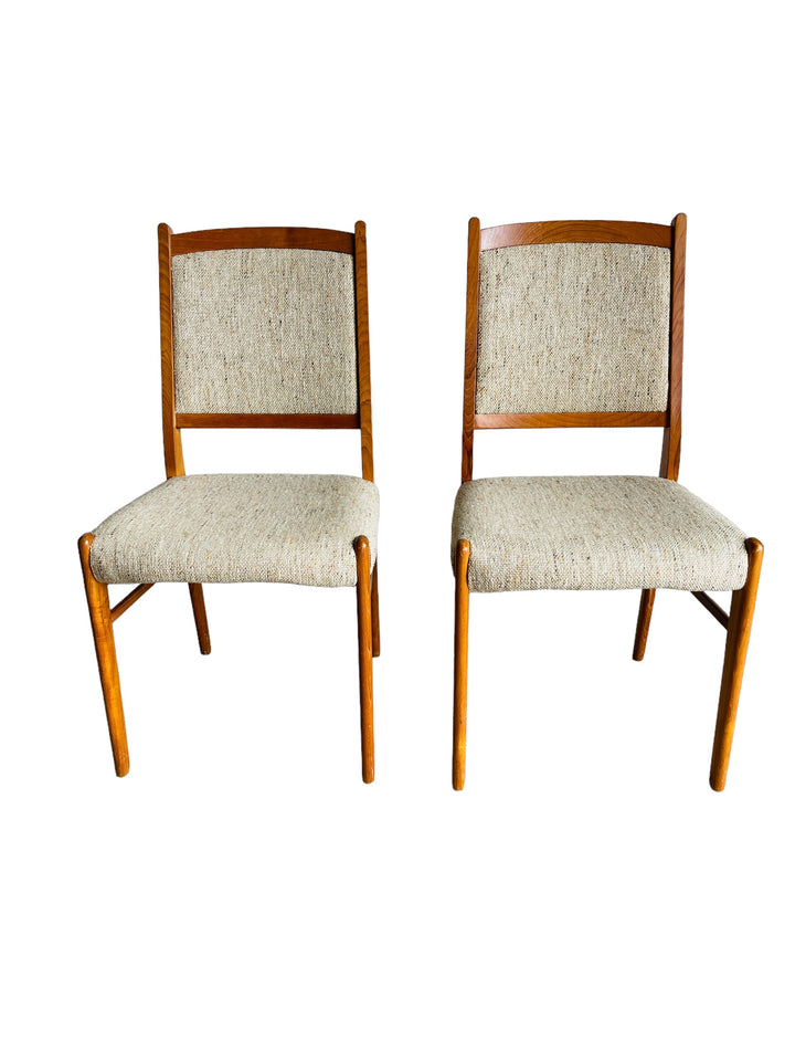 Set 6 Danish Modern Teak Dining Chairs image 2