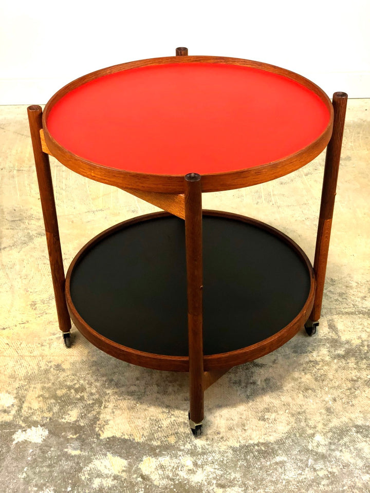 Mid-Century Danish Teaj Serving Trolley By Hans Bolling For Torben Orskov image 3