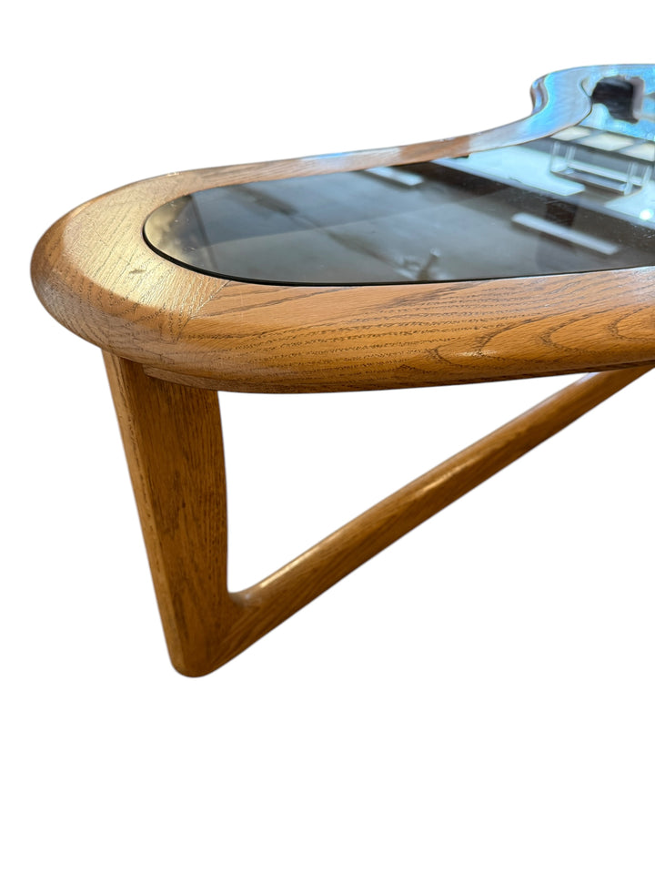 Mid-Century Modern Kidney-Shaped Coffee Table by Lane Furniture image 6