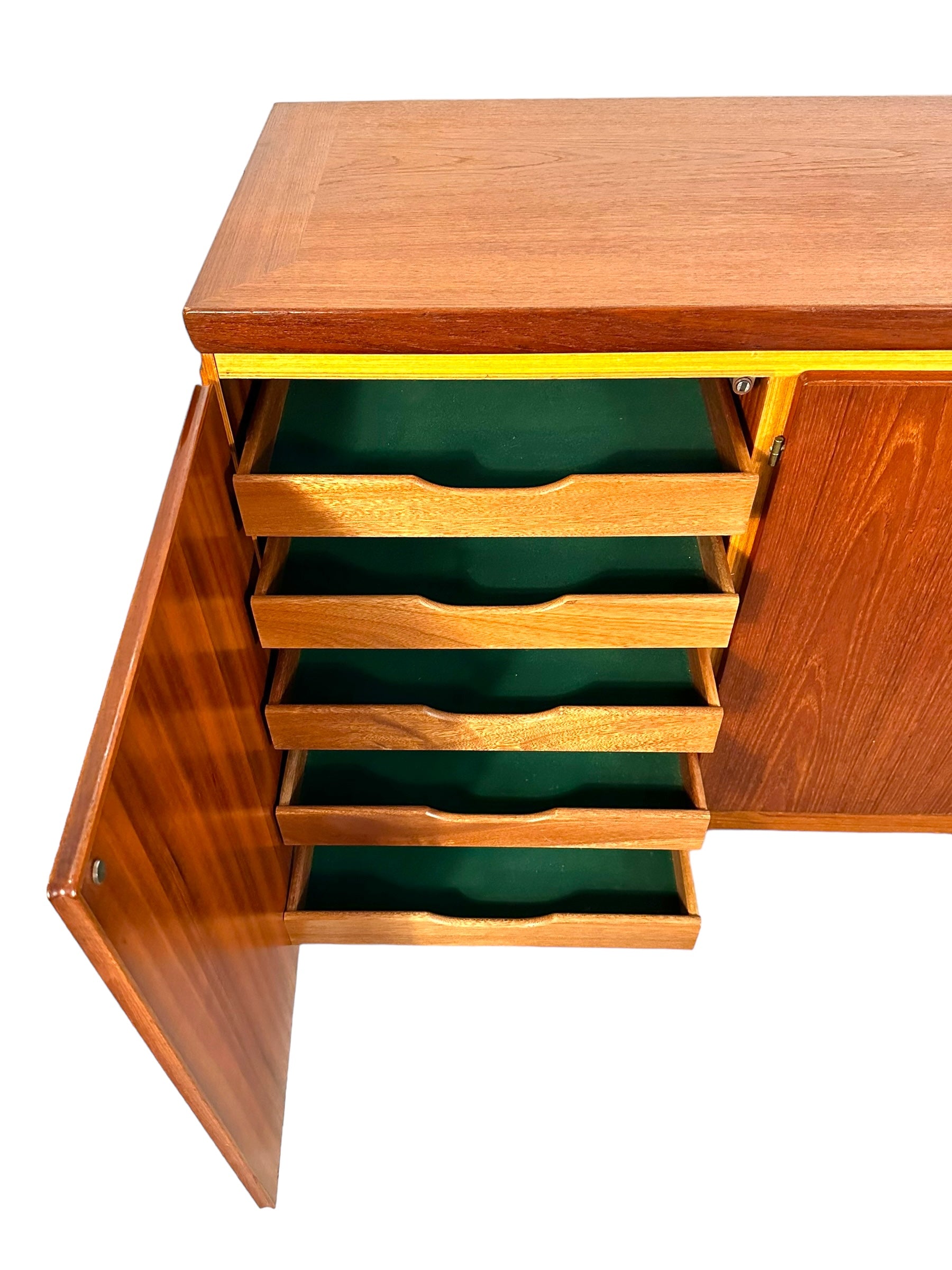 Mid Century Danish Modern Teak Credenza  image 2