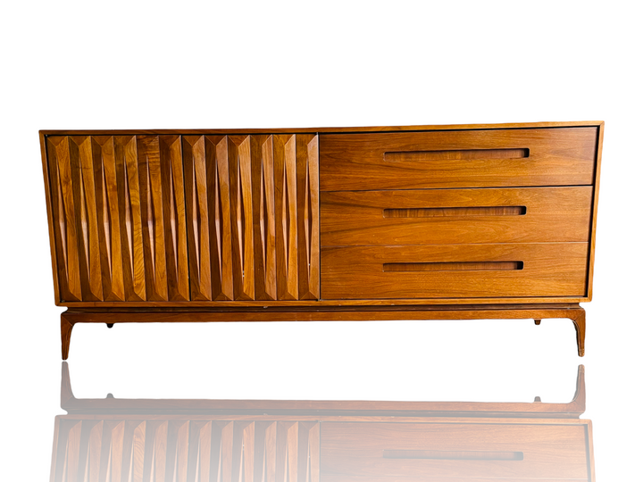 Mid-Century Modern Walnut Credenza / Dresser Style of Albert Parvin image 0