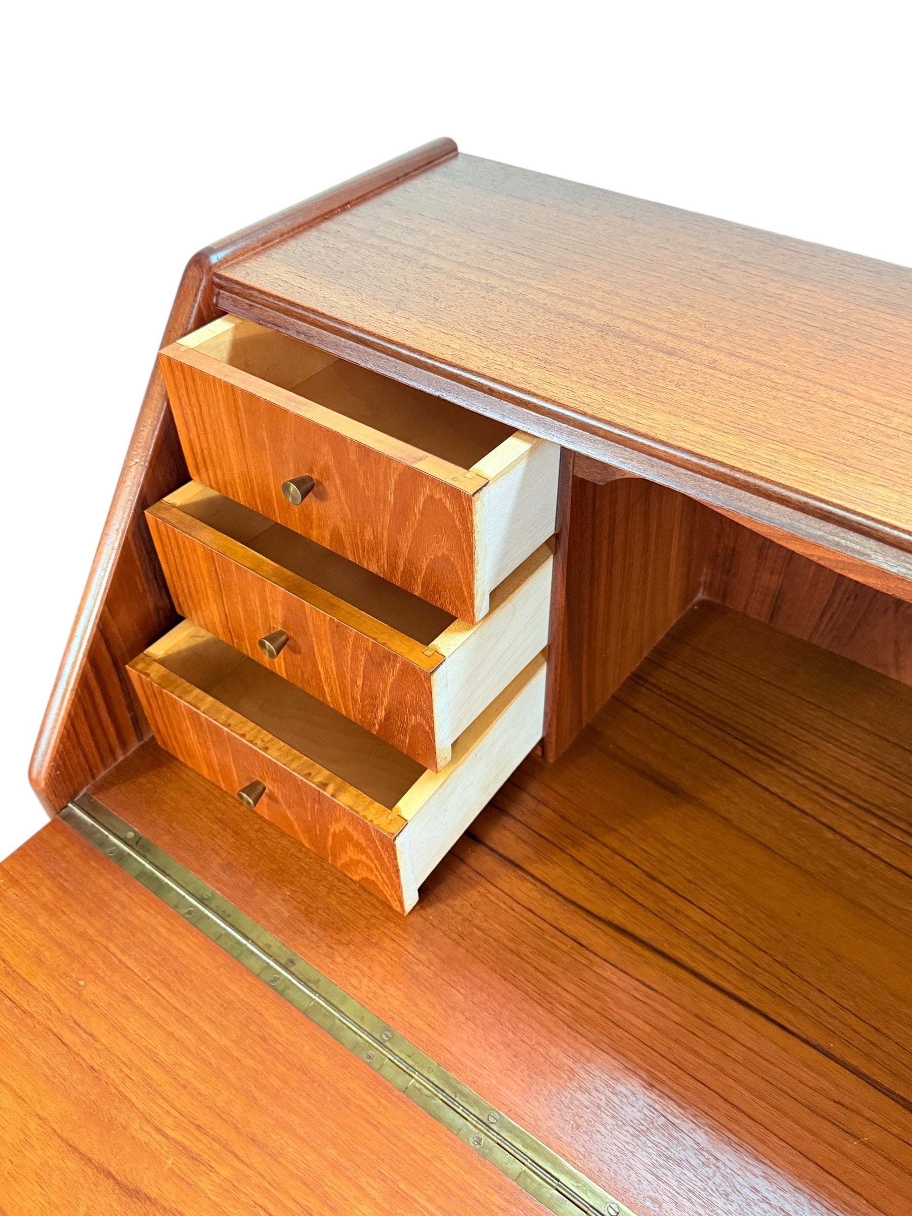 Mid Century Modern Teak Secretary Desk image 5