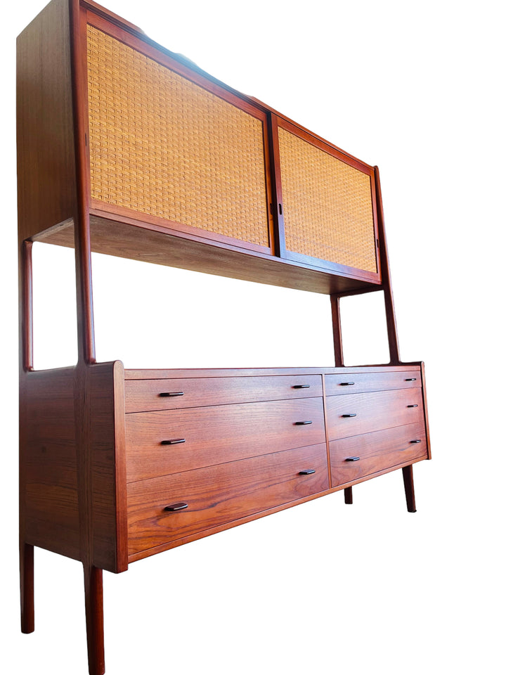1950s Hans J. Wegner for RY Mobler Teak Credenza / Hutch image 14