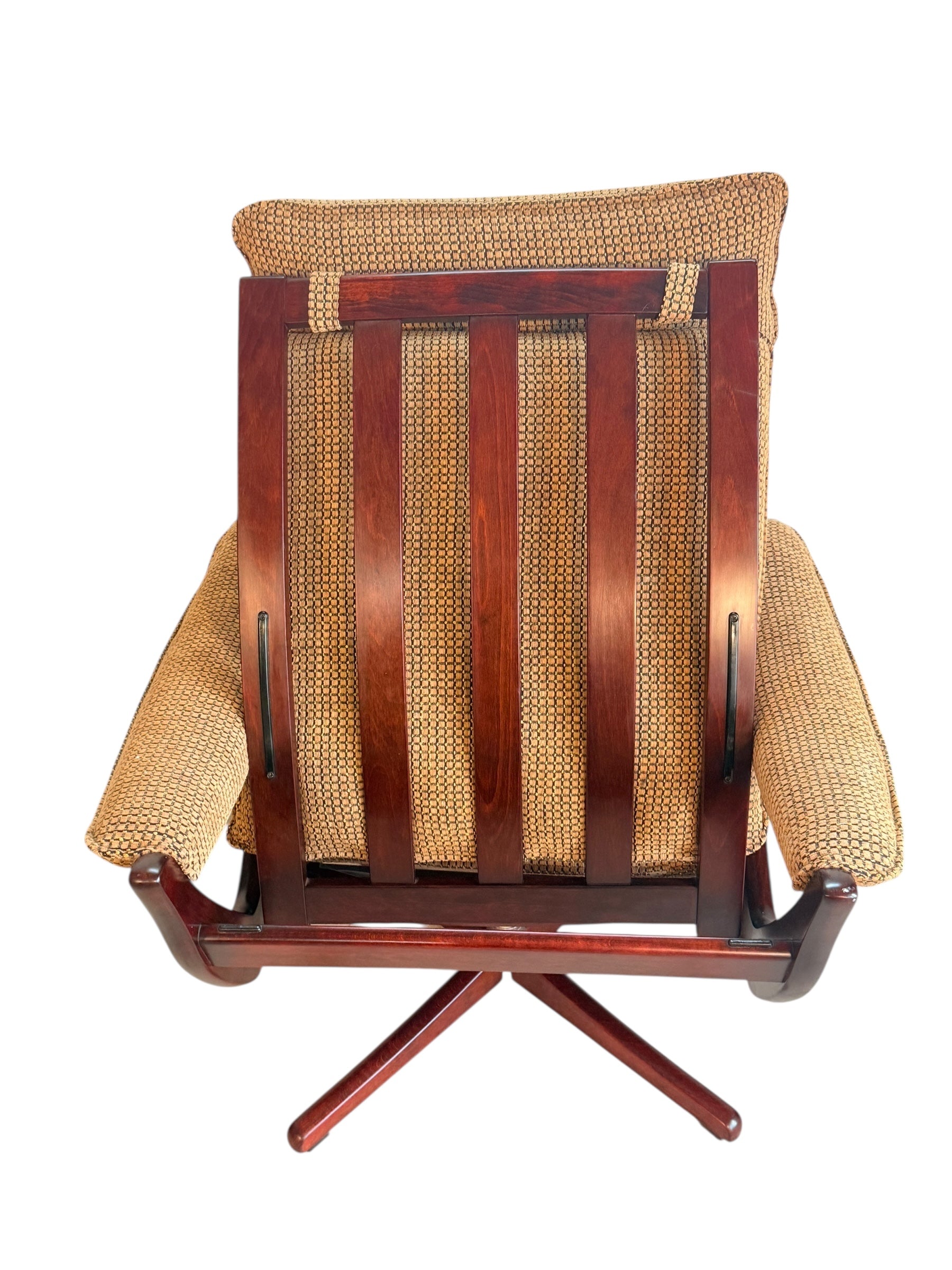 1970s Reclining Rosewood Lounge Chairs by Soda Galvano for Lied Møbler, Sweden image 11