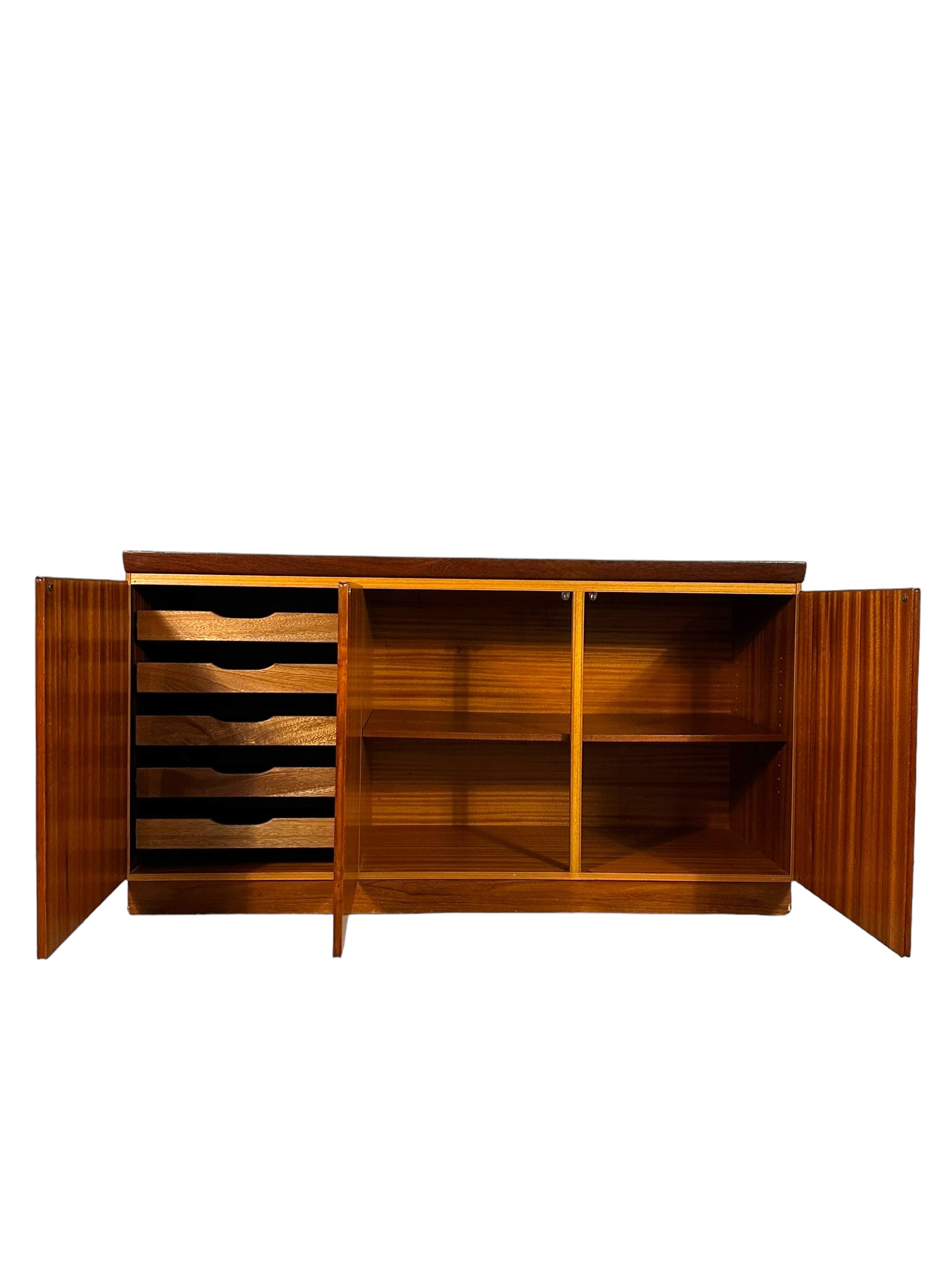 Mid Century Danish Modern Teak Credenza  image 1