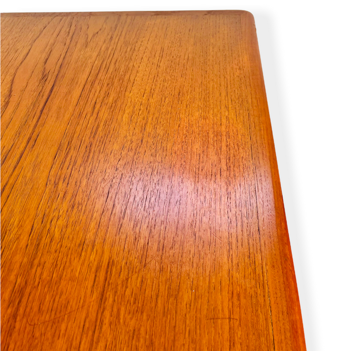 Mid-Century Danish Modern Teak Draw-Leaf Dining Table by Skovmand & Andersen image 8