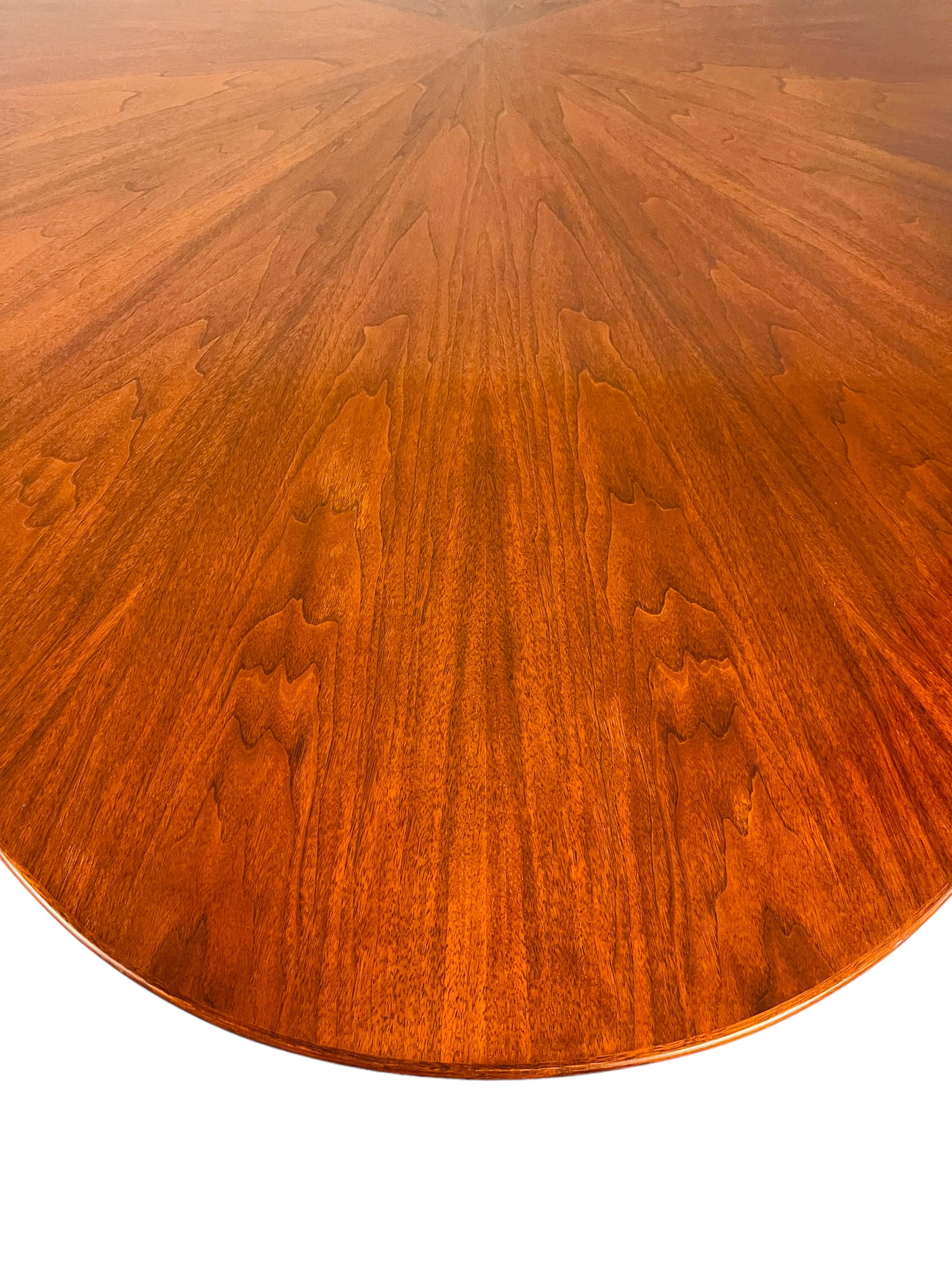 Stow Davis Walnut Starburst Dining Table image 1