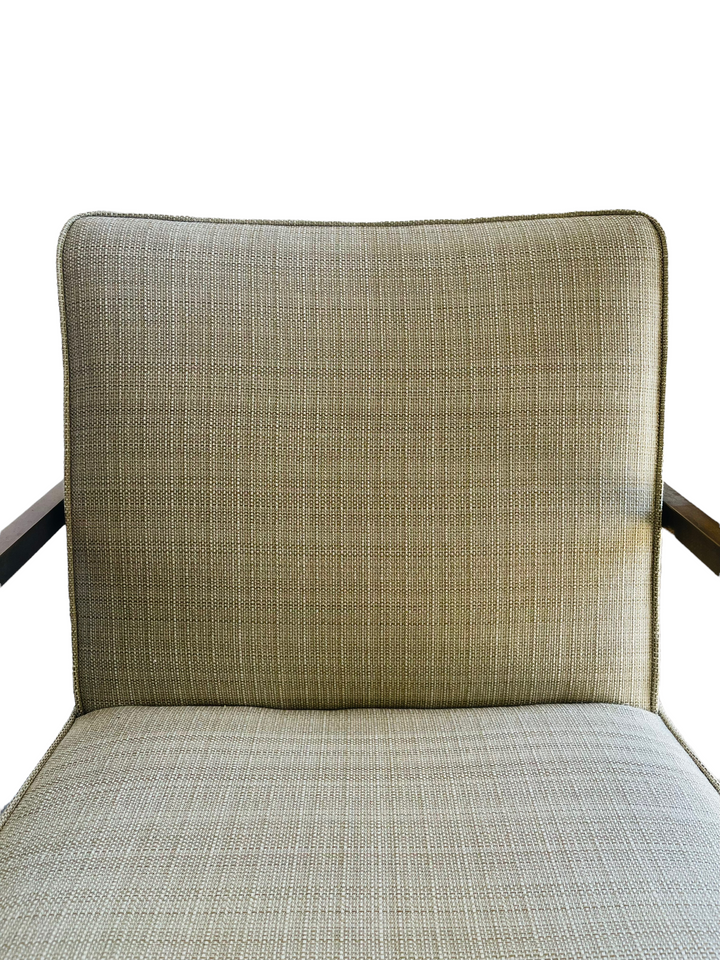 Mid Century Modern Brass Frame Armchair image 11