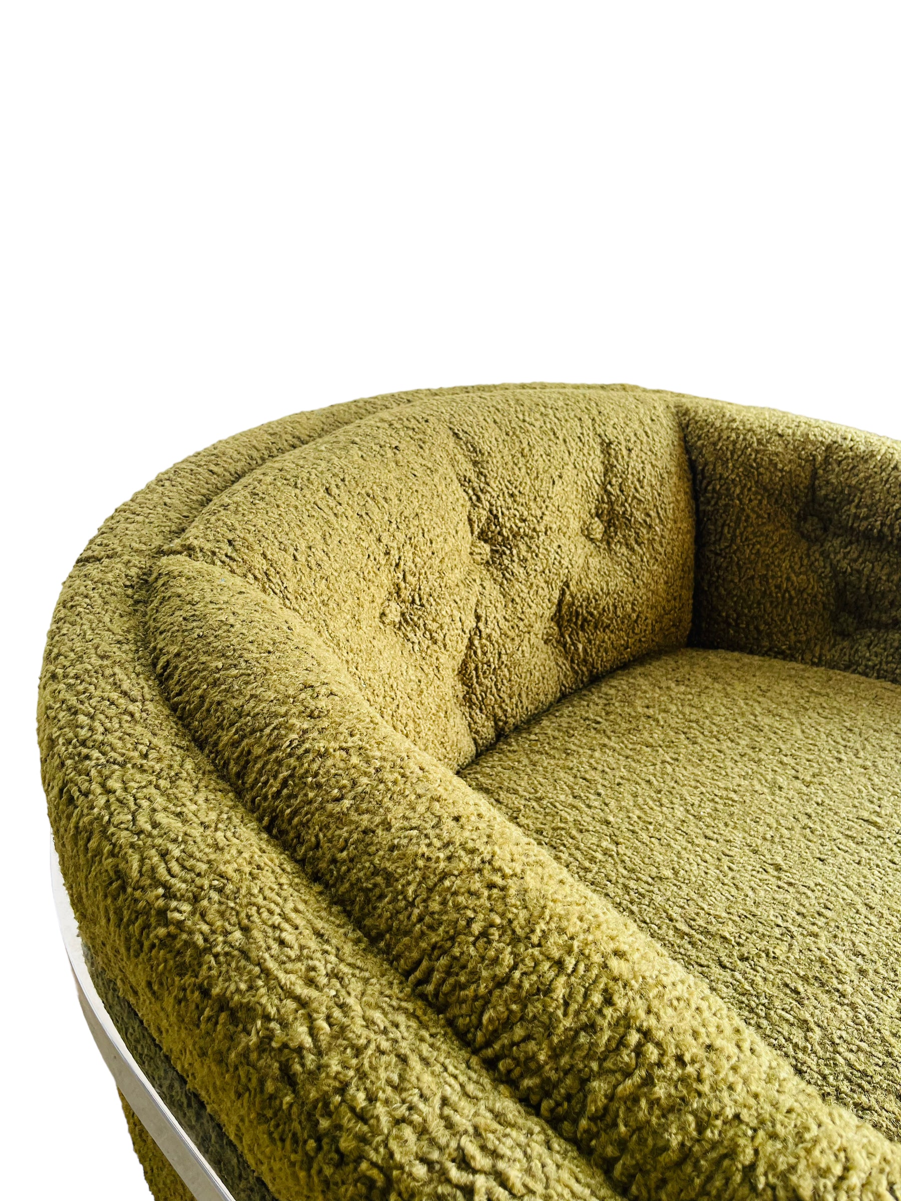 Mid-Century Barrel lounge chairs by Jules Heumann for Metropolitan  image 4
