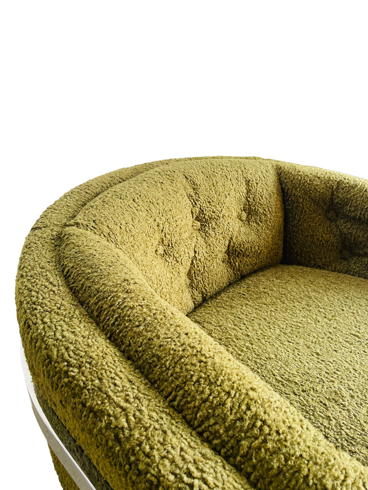 Mid-Century Barrel lounge chairs by Jules Heumann for Metropolitan  image 4