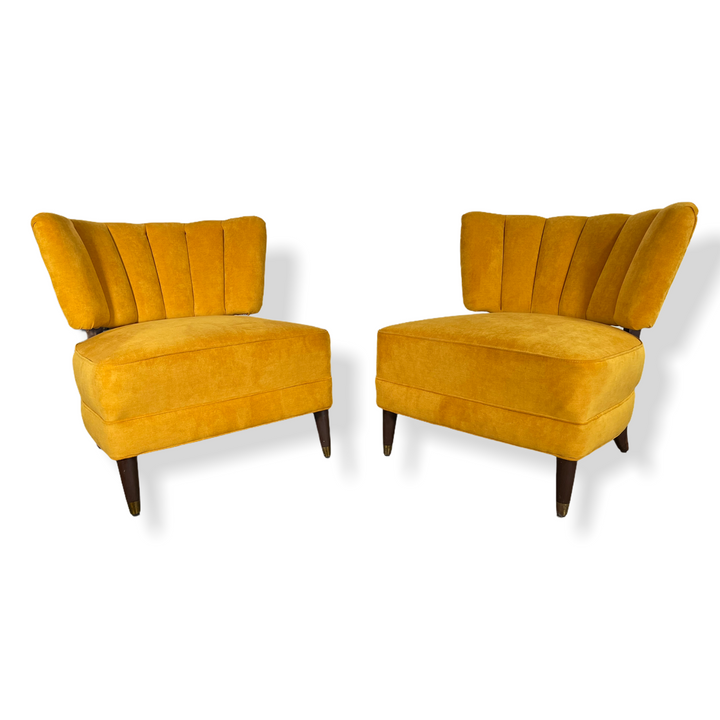 Pair of Retro Cocktail Lounge Chairs image 0