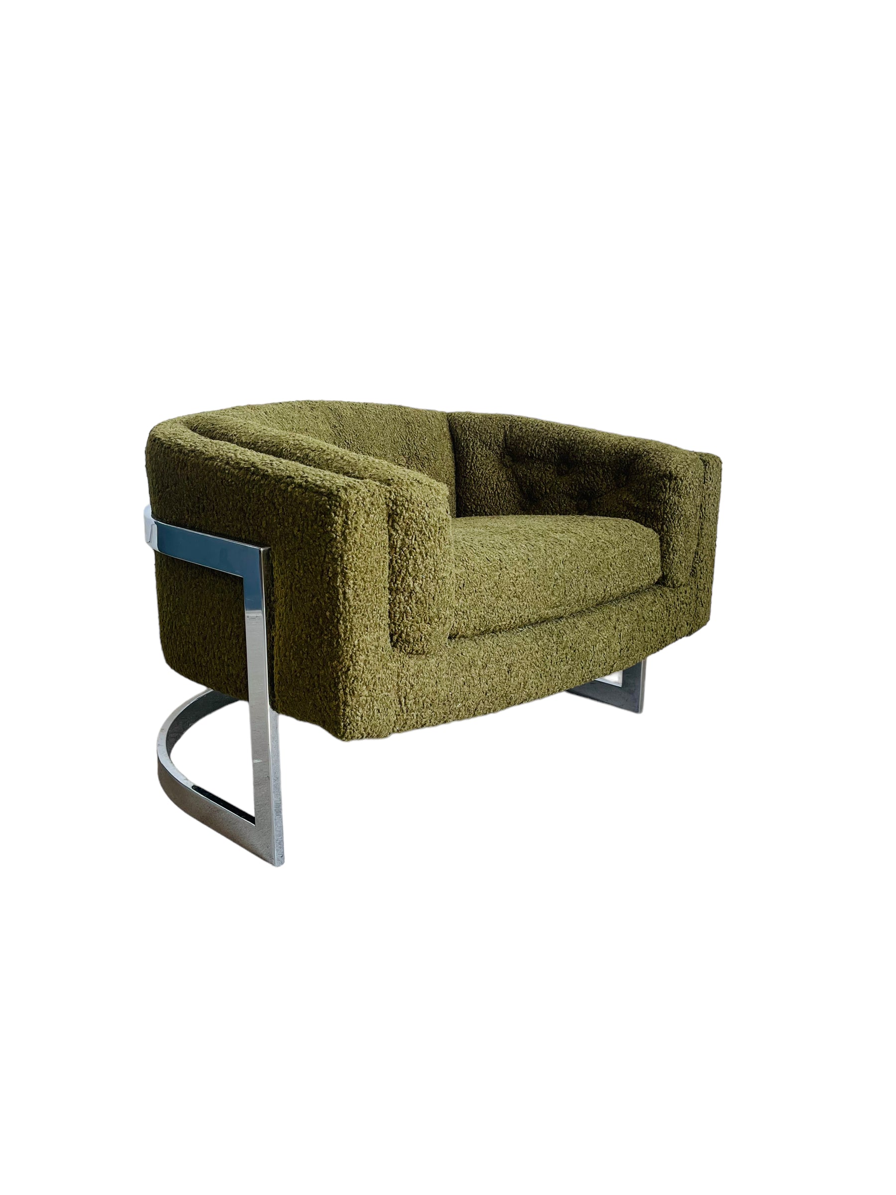 Mid-Century Barrel lounge chairs by Jules Heumann for Metropolitan  image 12