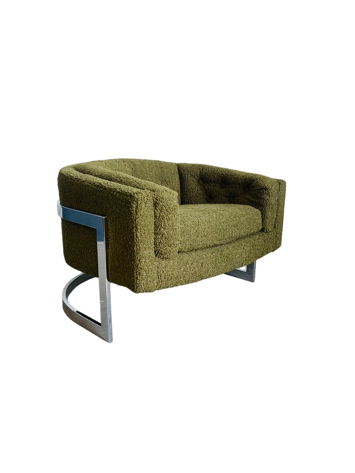 Mid-Century Barrel lounge chairs by Jules Heumann for Metropolitan  image 12