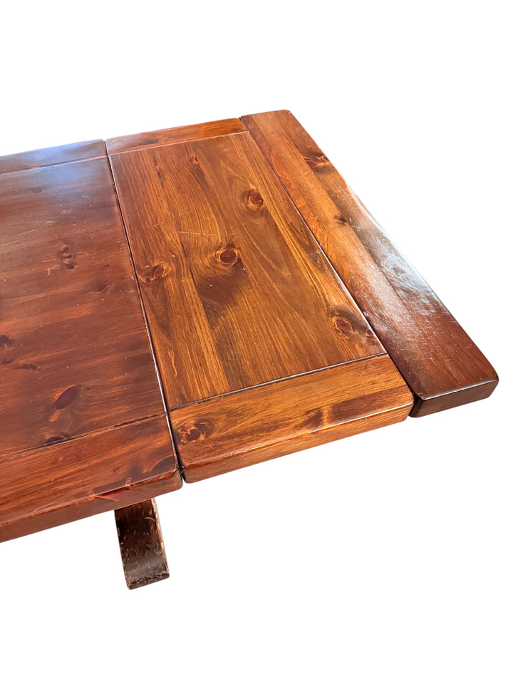 Vintage Expandable Farm Table Bradford Vermont Furniture image 11