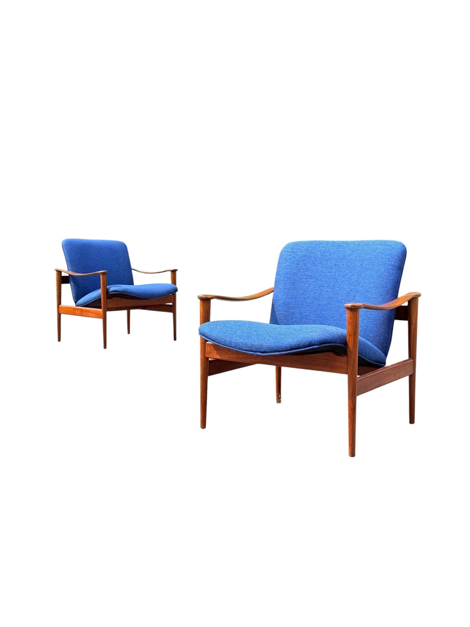 Vintage Norwegian Teak Lounge Chairs by Fredrik Kayser – 1960s Pair image 9