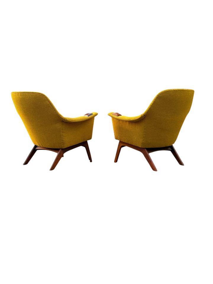Rare Pair of Adrian Pearsall Lounge Chairs for Craft Associates image 9