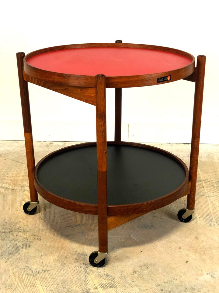 Mid-Century Danish Teaj Serving Trolley By Hans Bolling For Torben Orskov image 2