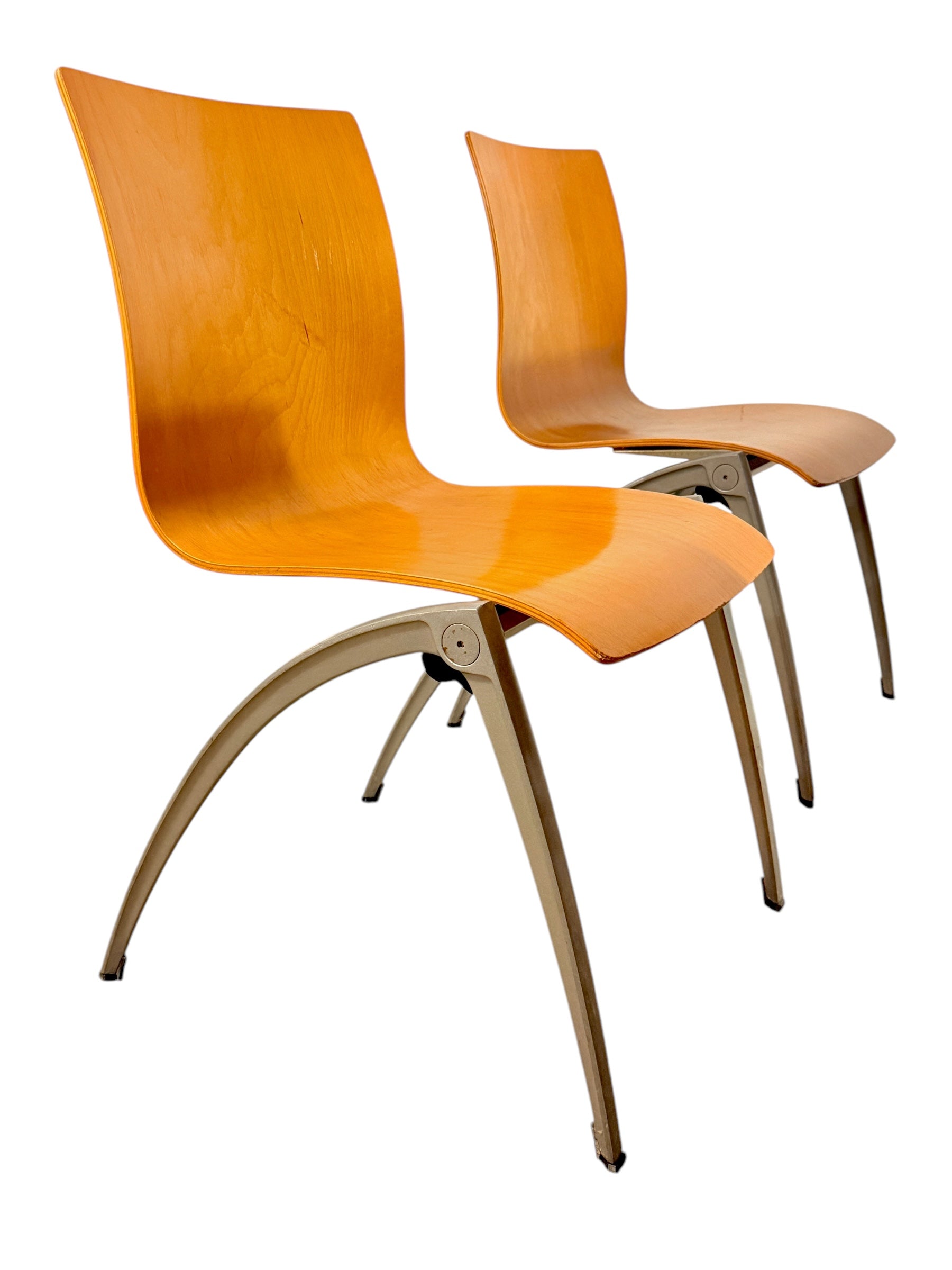 Italian-Style Bent Wood Stacking Chair - 8 Available  image 9
