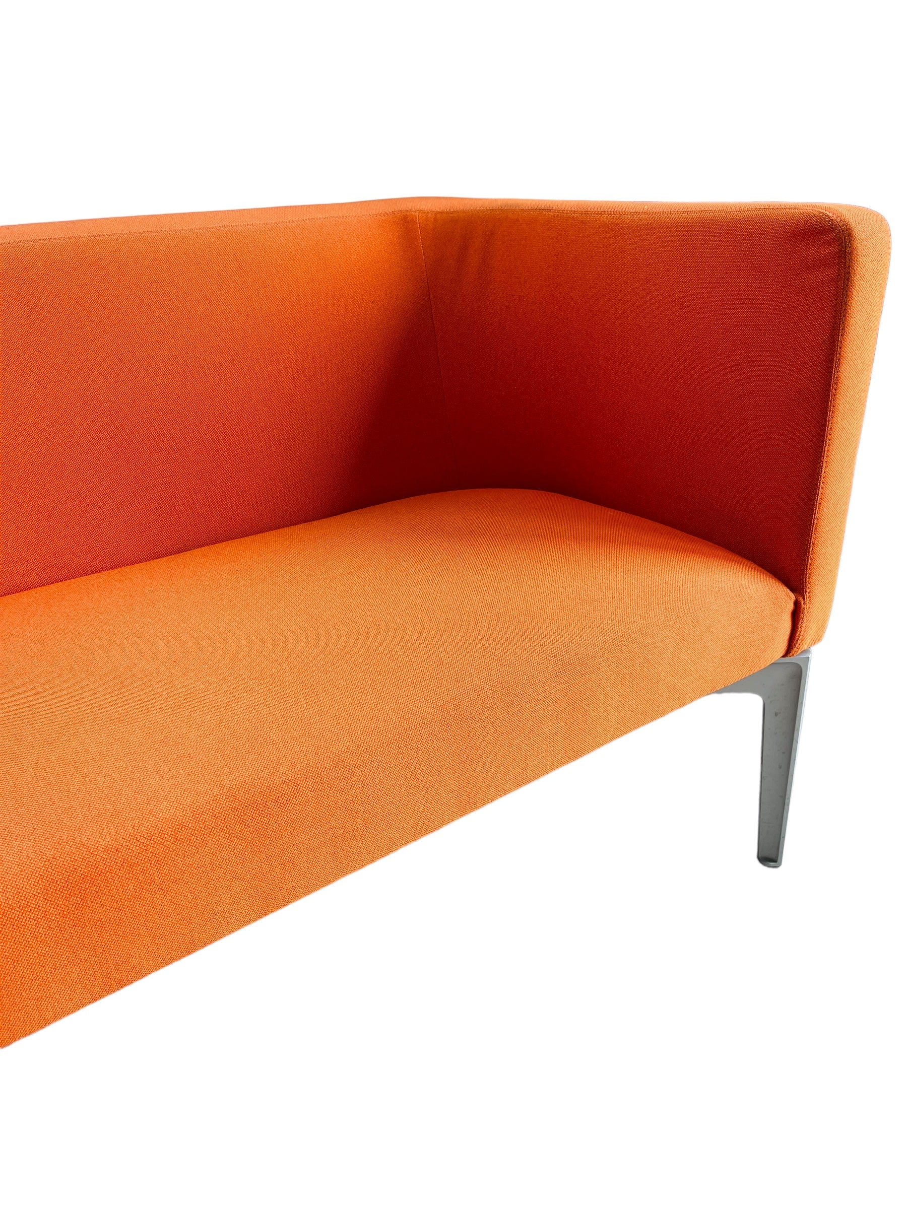 Steelcase Bivi Rumble Seat Collection: Vibrant Orange Modern Sofa image 10