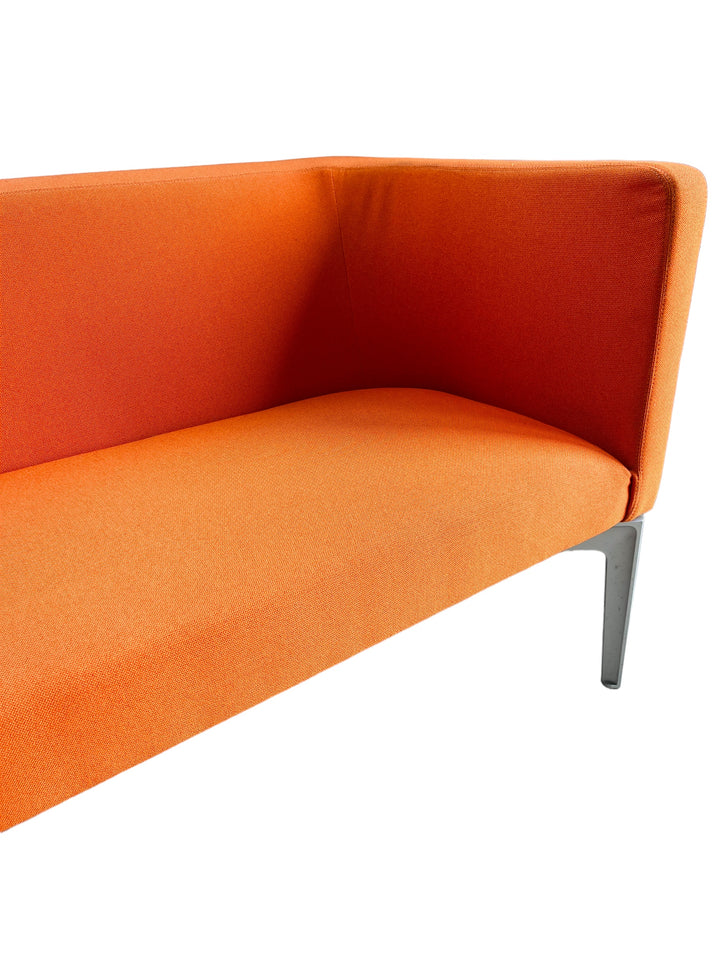 Steelcase Bivi Rumble Seat Collection: Vibrant Orange Modern Sofa image 10