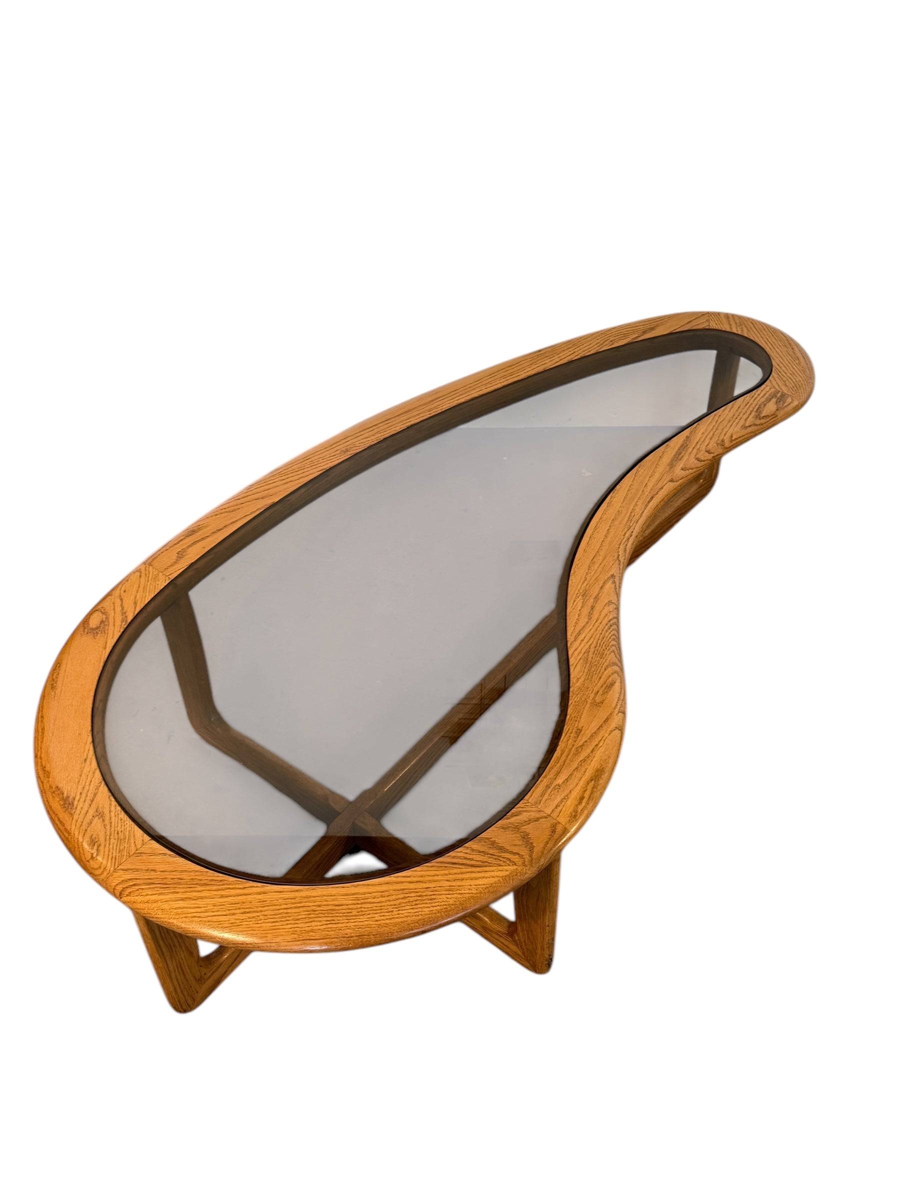 Mid-Century Modern Kidney-Shaped Coffee Table by Lane Furniture image 0
