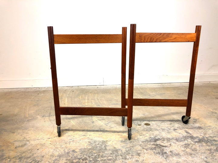 Mid-Century Danish Teaj Serving Trolley By Hans Bolling For Torben Orskov image 6