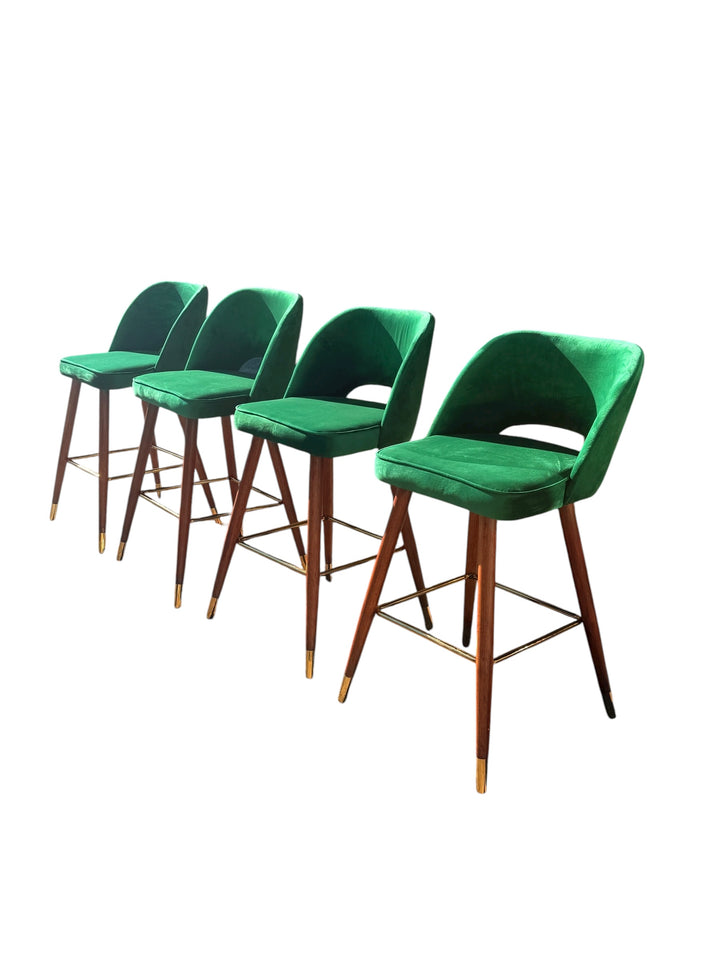 Set 4 Barstools / Mid Century Style image 0