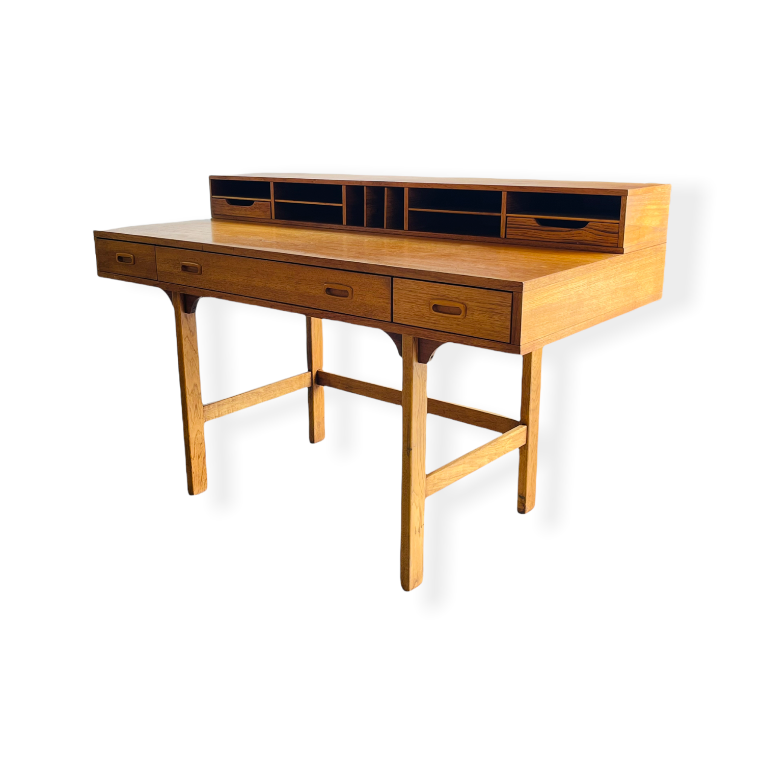 Danish Modern Teak Flip Top Desk by Peter Lovig Nielsen image 2