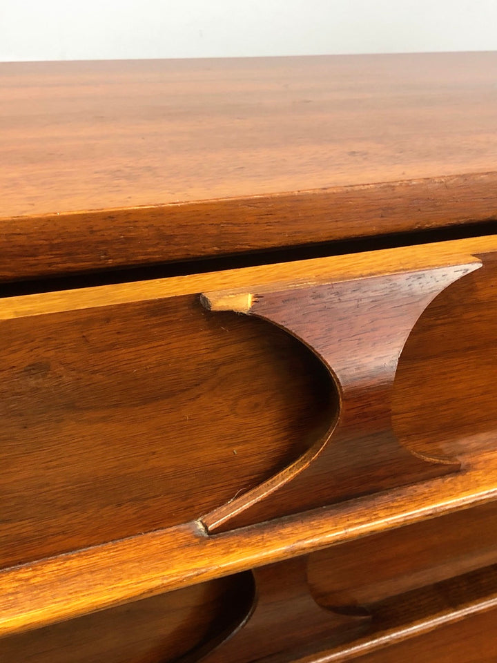 Mid-Century Modern Highboy Dresser By Kent Coffey Perspecta image 4