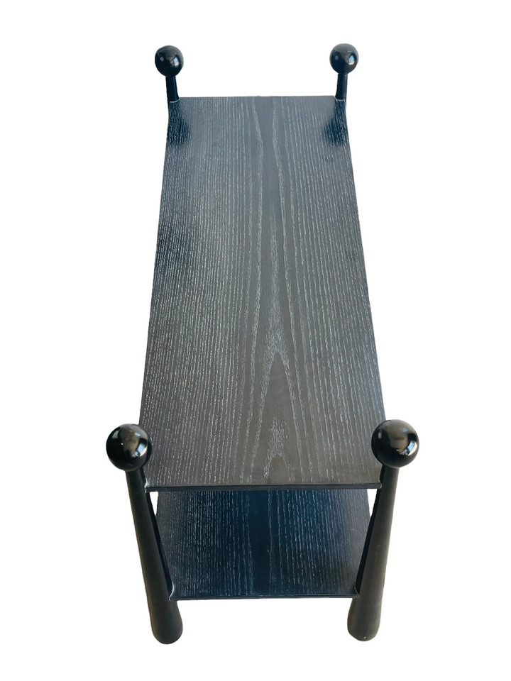 Two Tiered Console Table In The Manner Of Jean Royère image 8