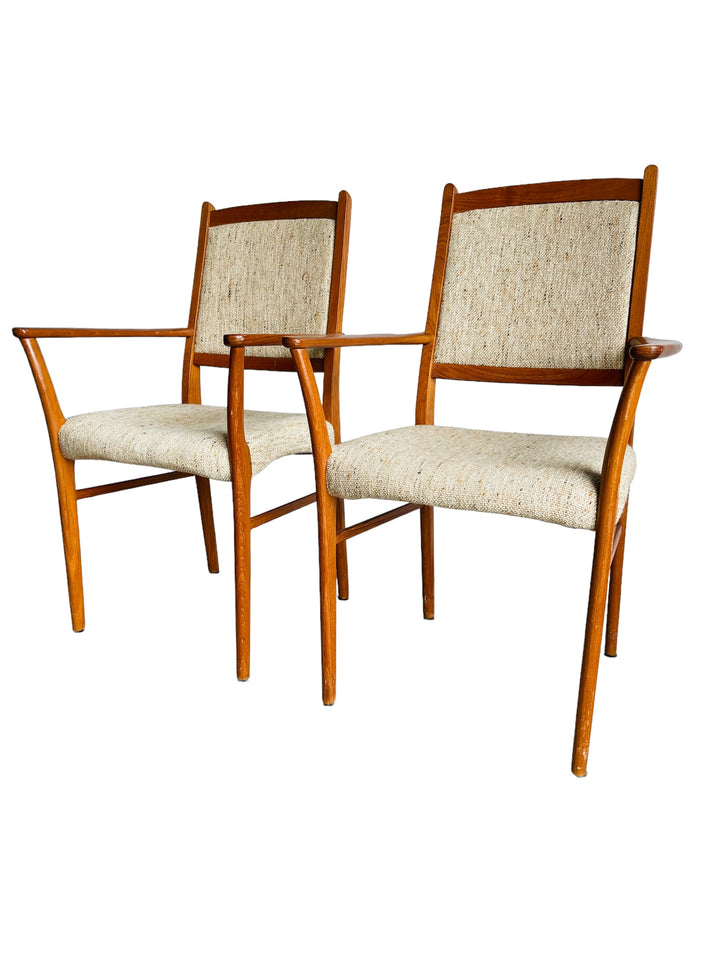 Set 6 Danish Modern Teak Dining Chairs image 8
