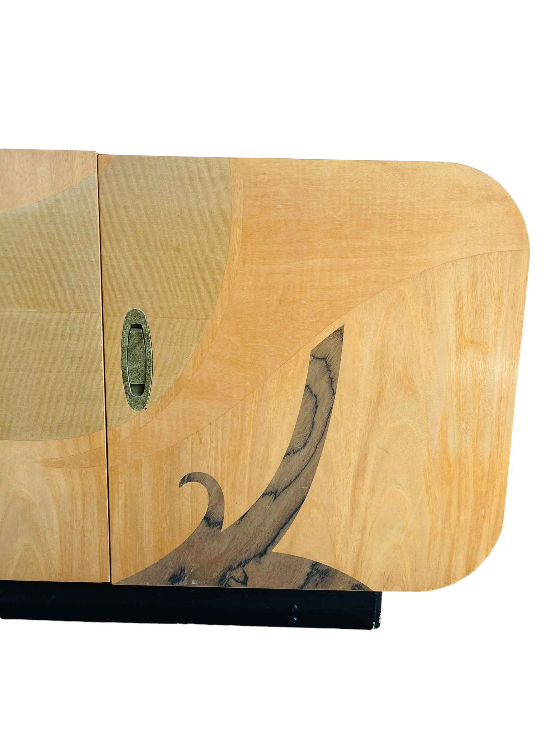 Modern Inlaid Beech Wood Credenza by White furniture  image 3