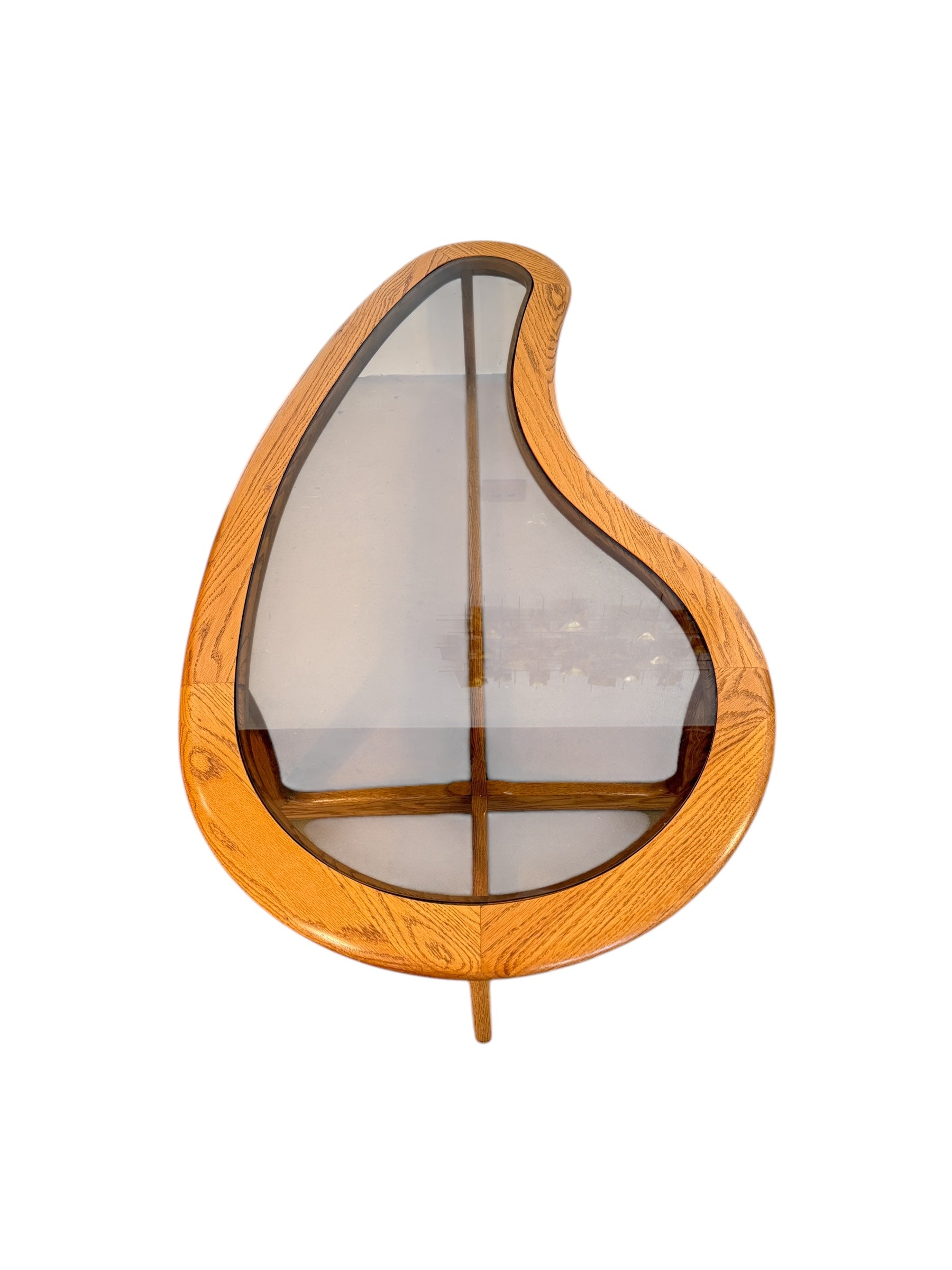 Mid-Century Modern Kidney-Shaped Coffee Table by Lane Furniture image 4