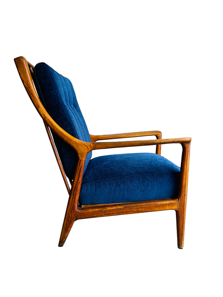 Mid Century Modern Oak Lounge Chair by Jack Van Der Molen image 9