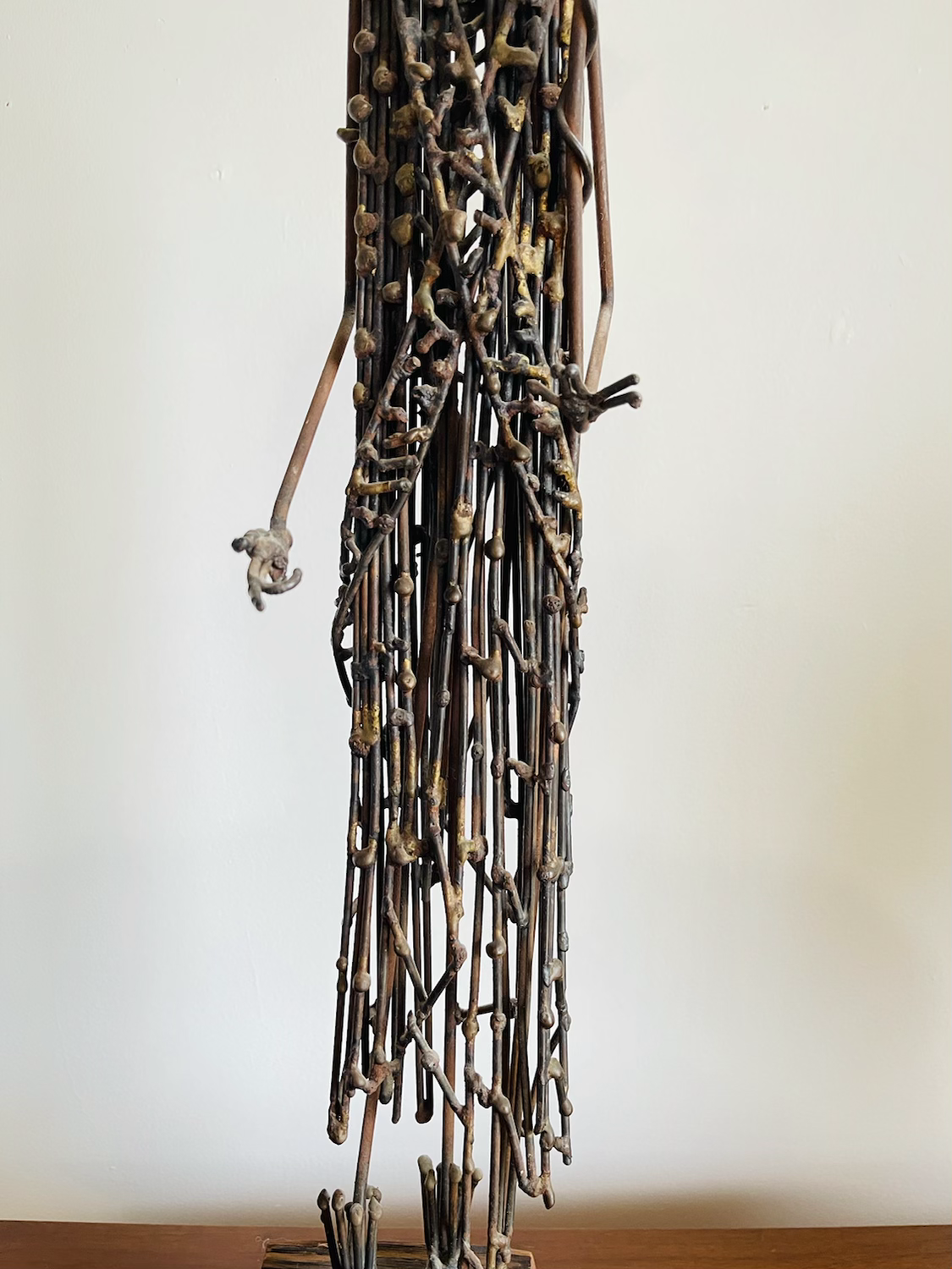 Mid-Century Brutalist Bronze Sculpture by Harold Kerr image 3