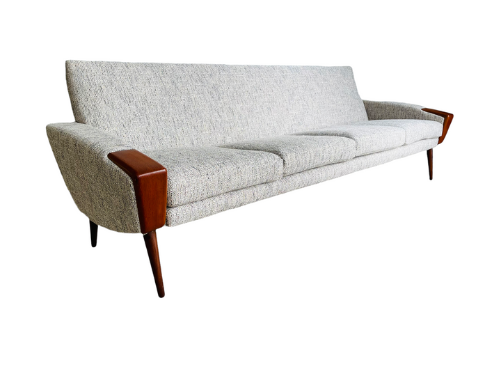 Rare Danish Teak Sofa by N.A. Jørgensens for Bramin Mobler image 11