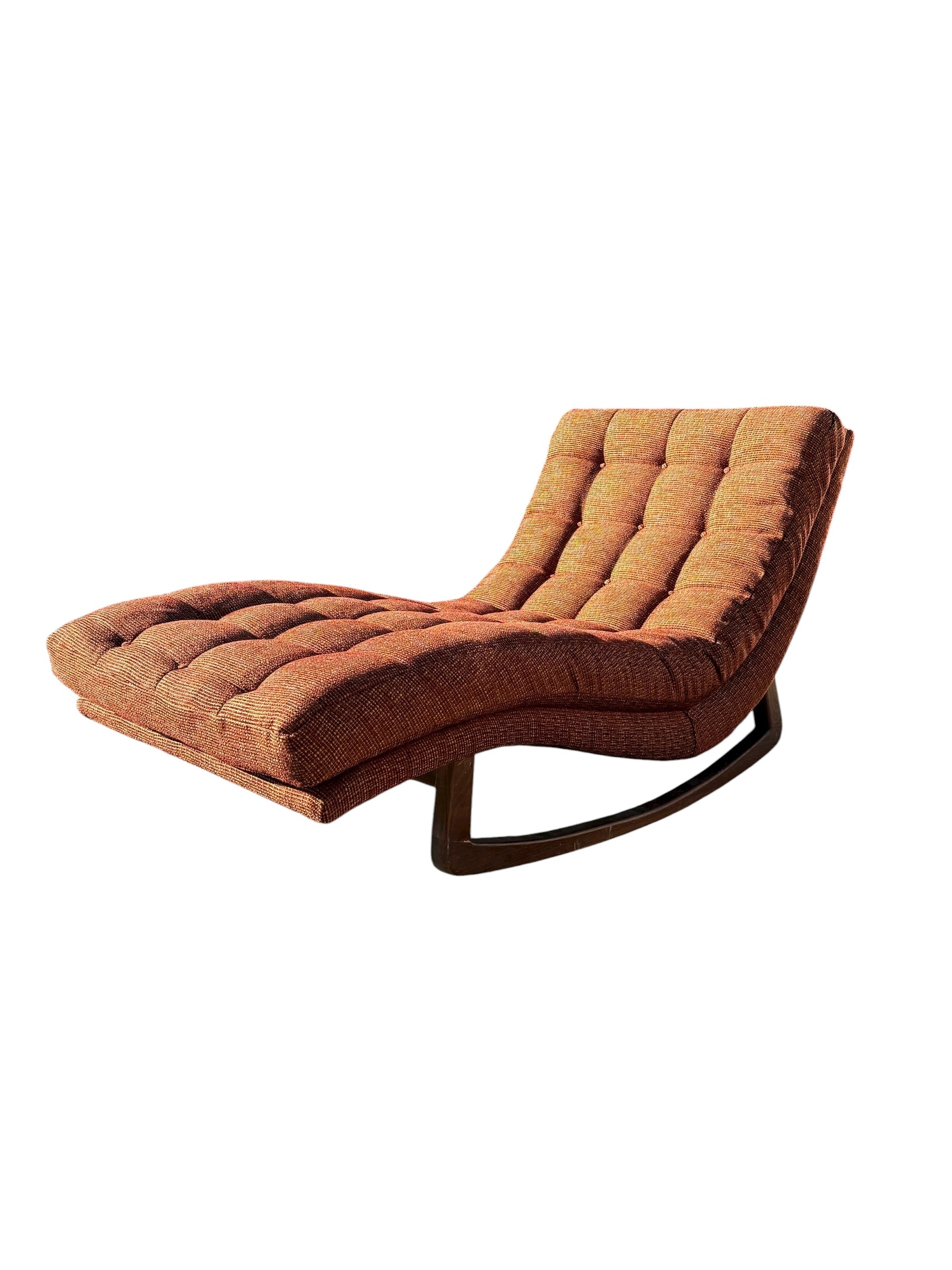 Mid-Century Modern Wave Rocking Chaise Lounge – Adrian Pearsall Inspired image 1