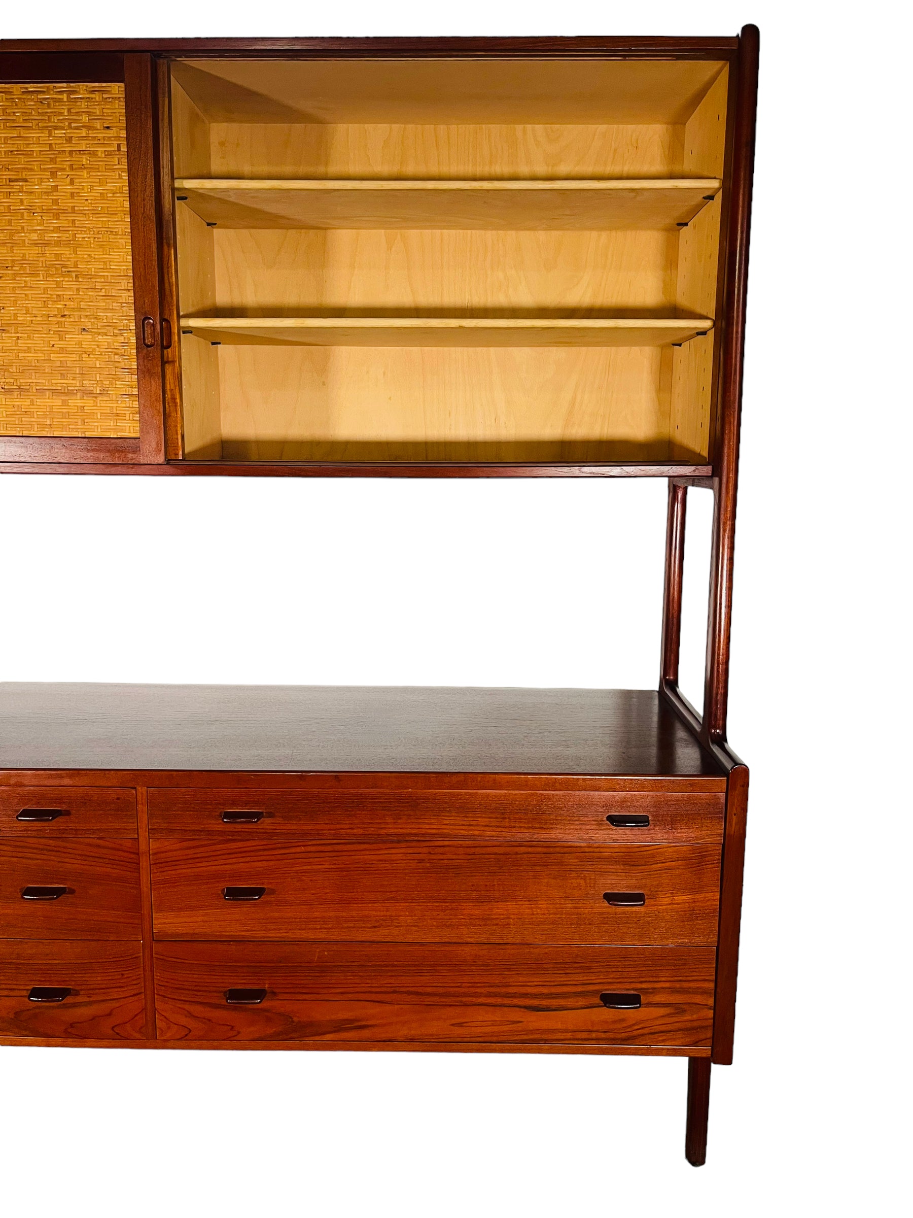 1950s Hans J. Wegner for RY Mobler Teak Credenza / Hutch image 2