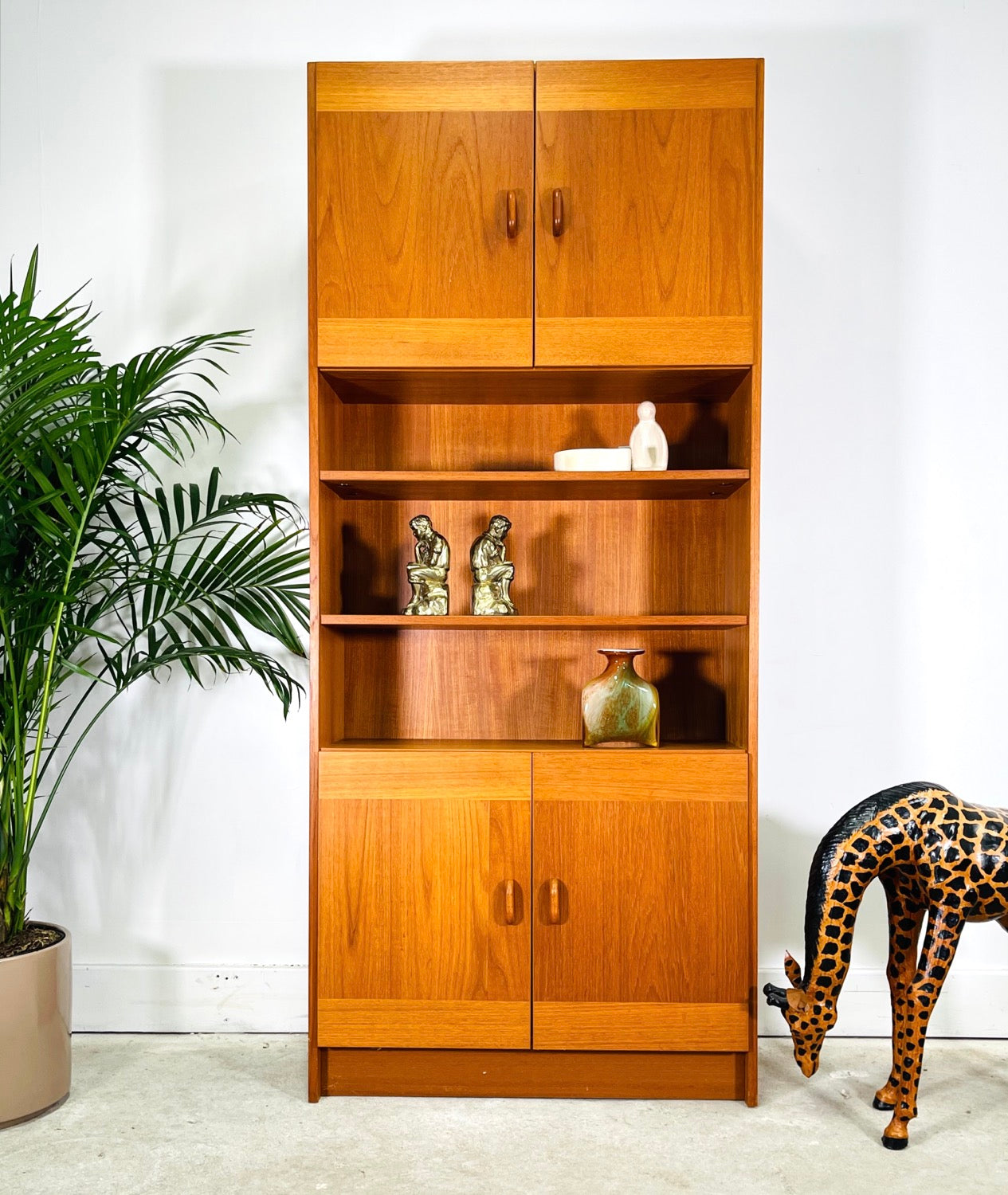 Danish Modern Teak Bookcase  image 1
