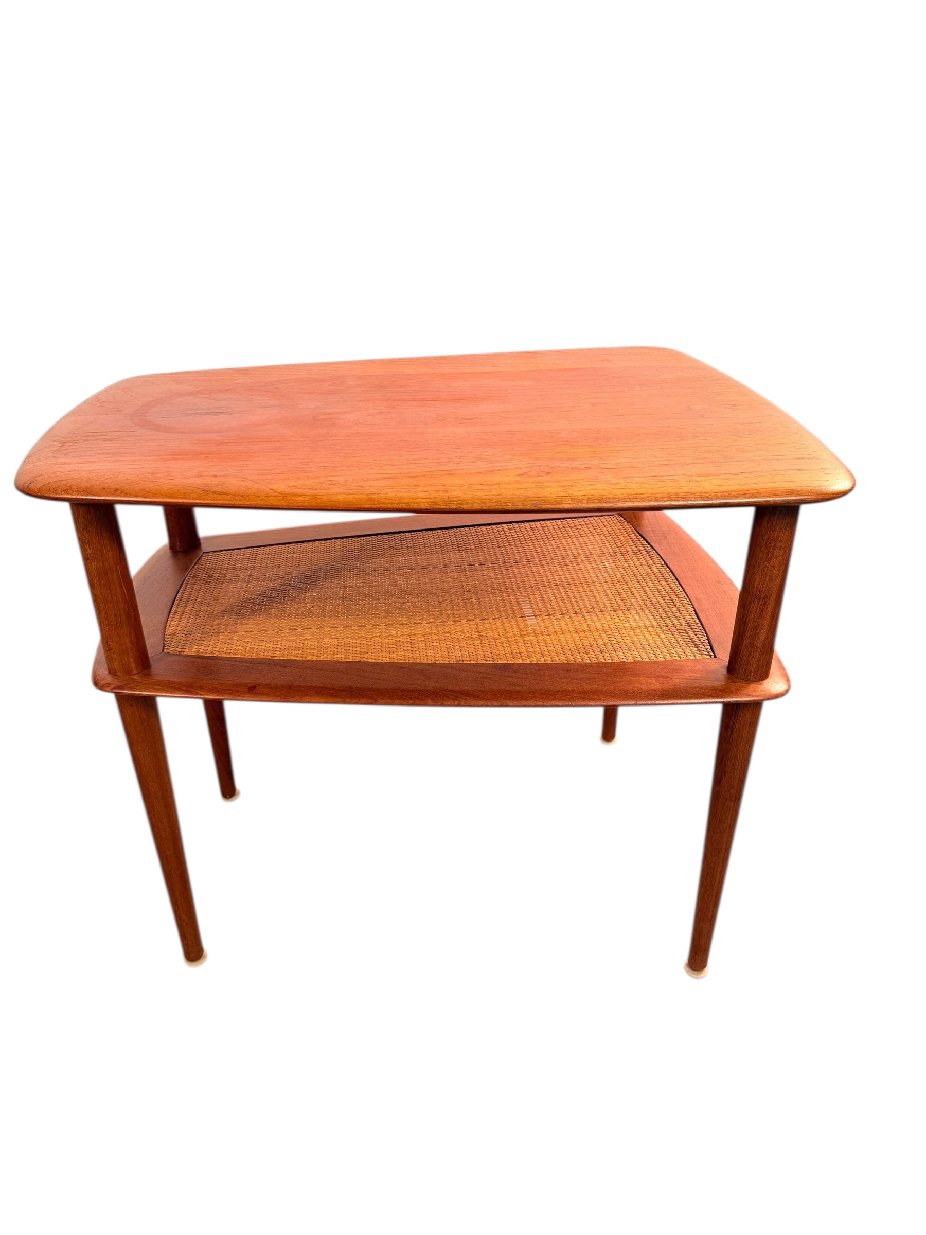Pair of Danish Modern Teak End Tables by Peter Hvidt for France & Son image 6
