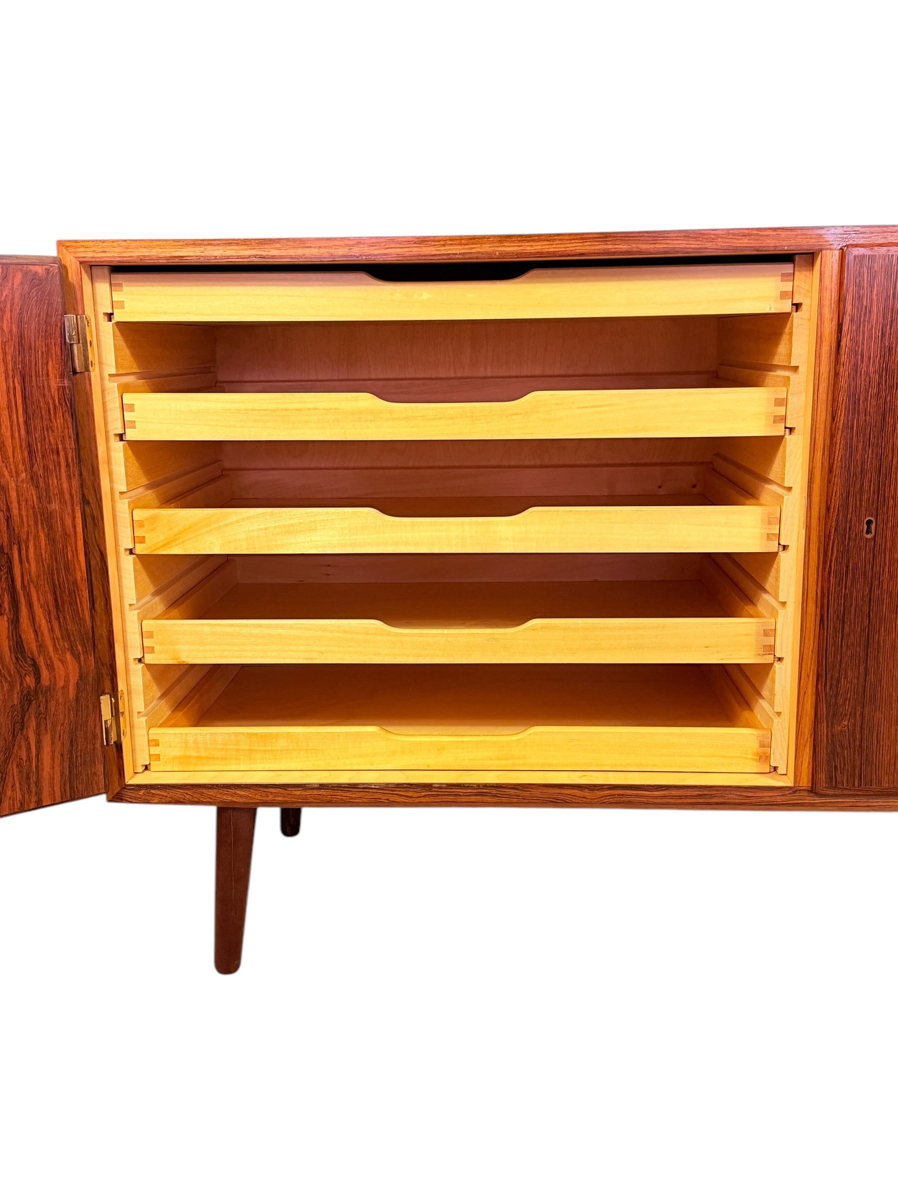 Danish Mid-Century Rosewood Credenza by Carlo Jensen for Hundevad & Co, 1960s image 4