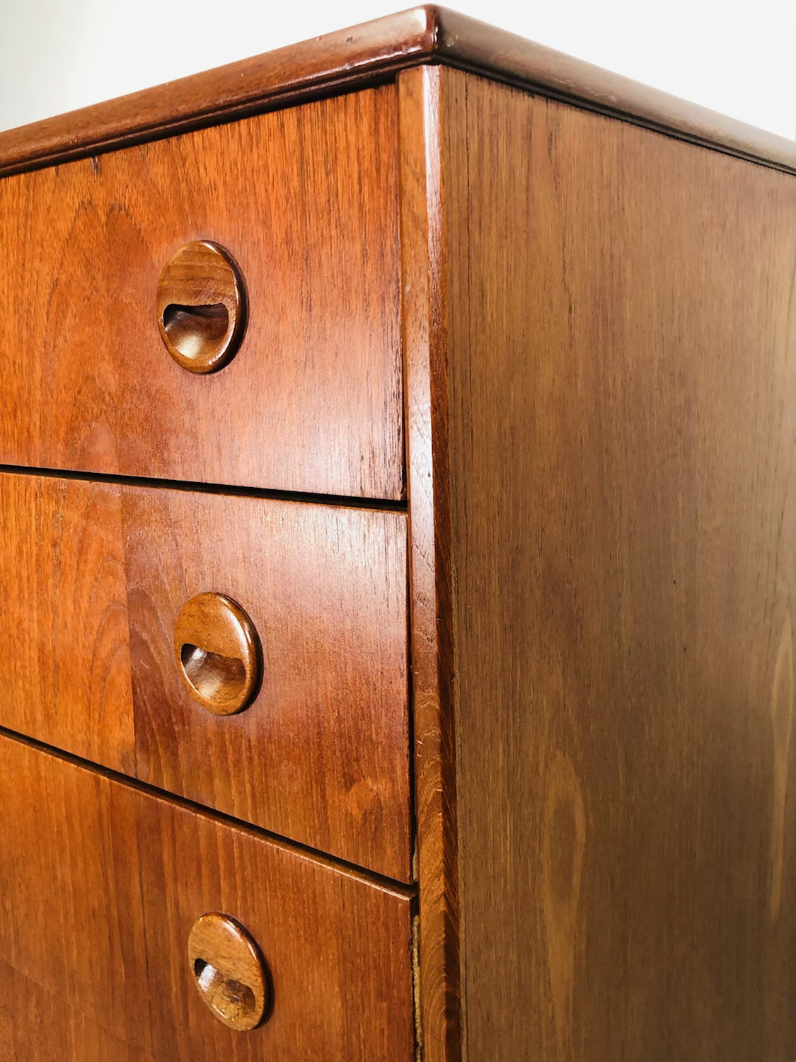 Mid-century Danish Modern Teak Vanity Dresser image 9