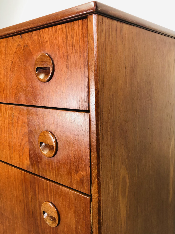 Mid-century Danish Modern Teak Vanity Dresser image 9