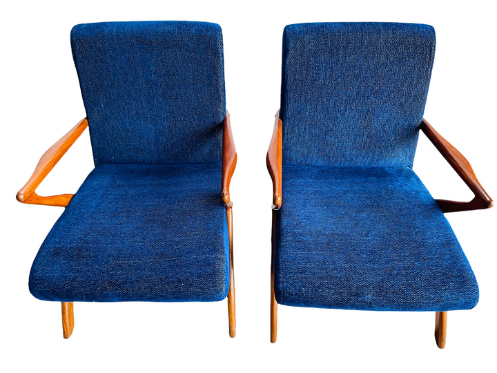 Pair of Mid-Century Modern Selig Style Z Chair  image 5