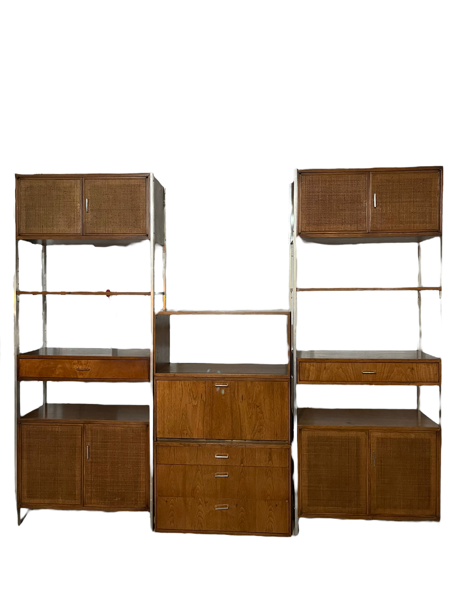Mid-Century Modern Walnut Wall Unit by Founder image 0