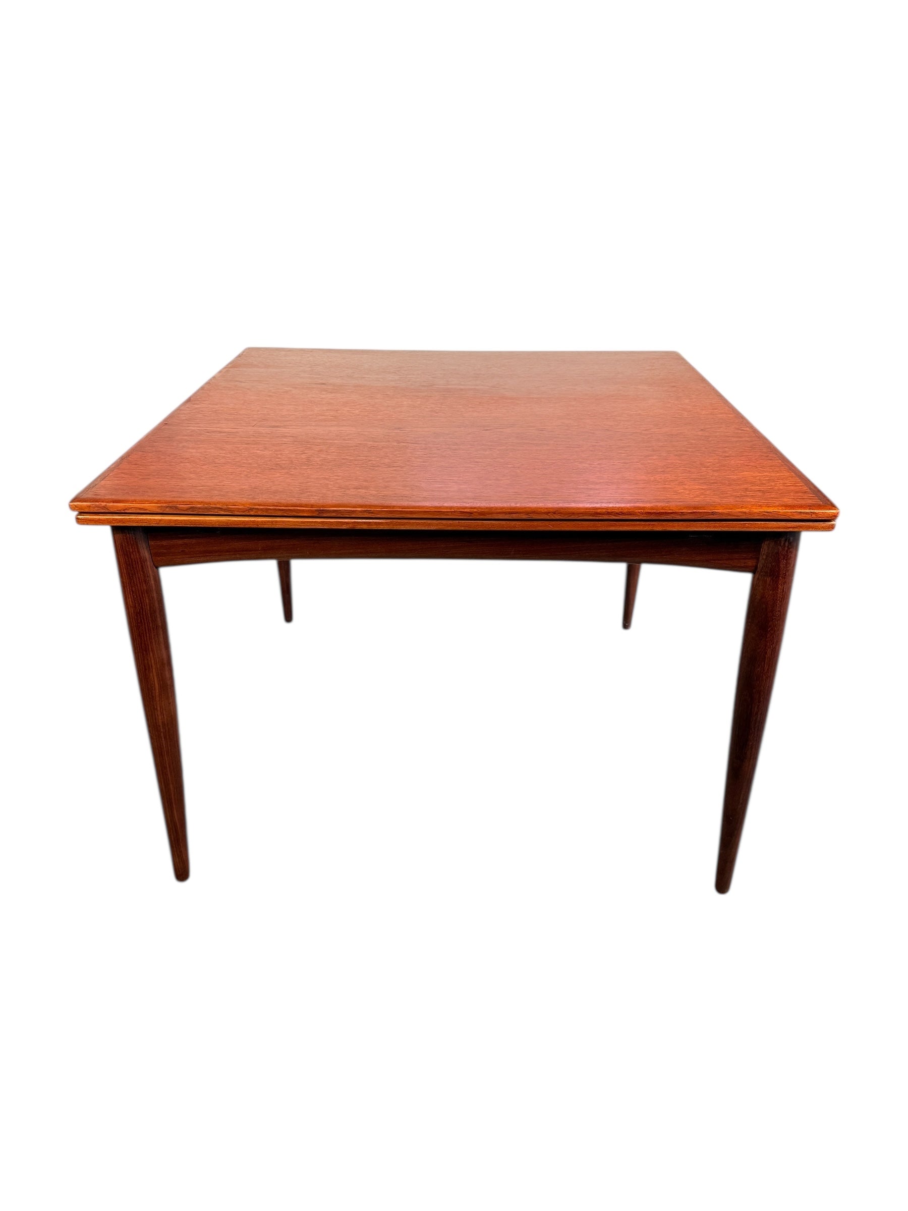 Mid Century Danish Modern Teak Draw Leaf Dining Table  image 3