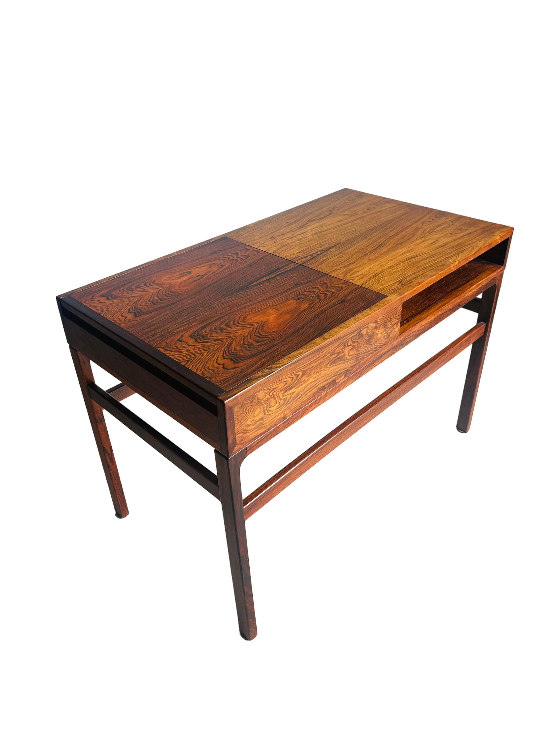 Danish Modern Rosewood Chess/Game Table by Illum Wikkelsø image 9