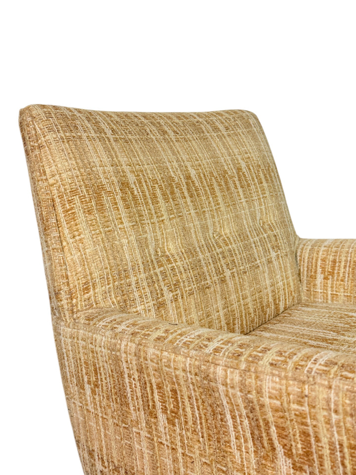 1950s Jens Risom Club Lounge Chair with Walnut Frame image 6