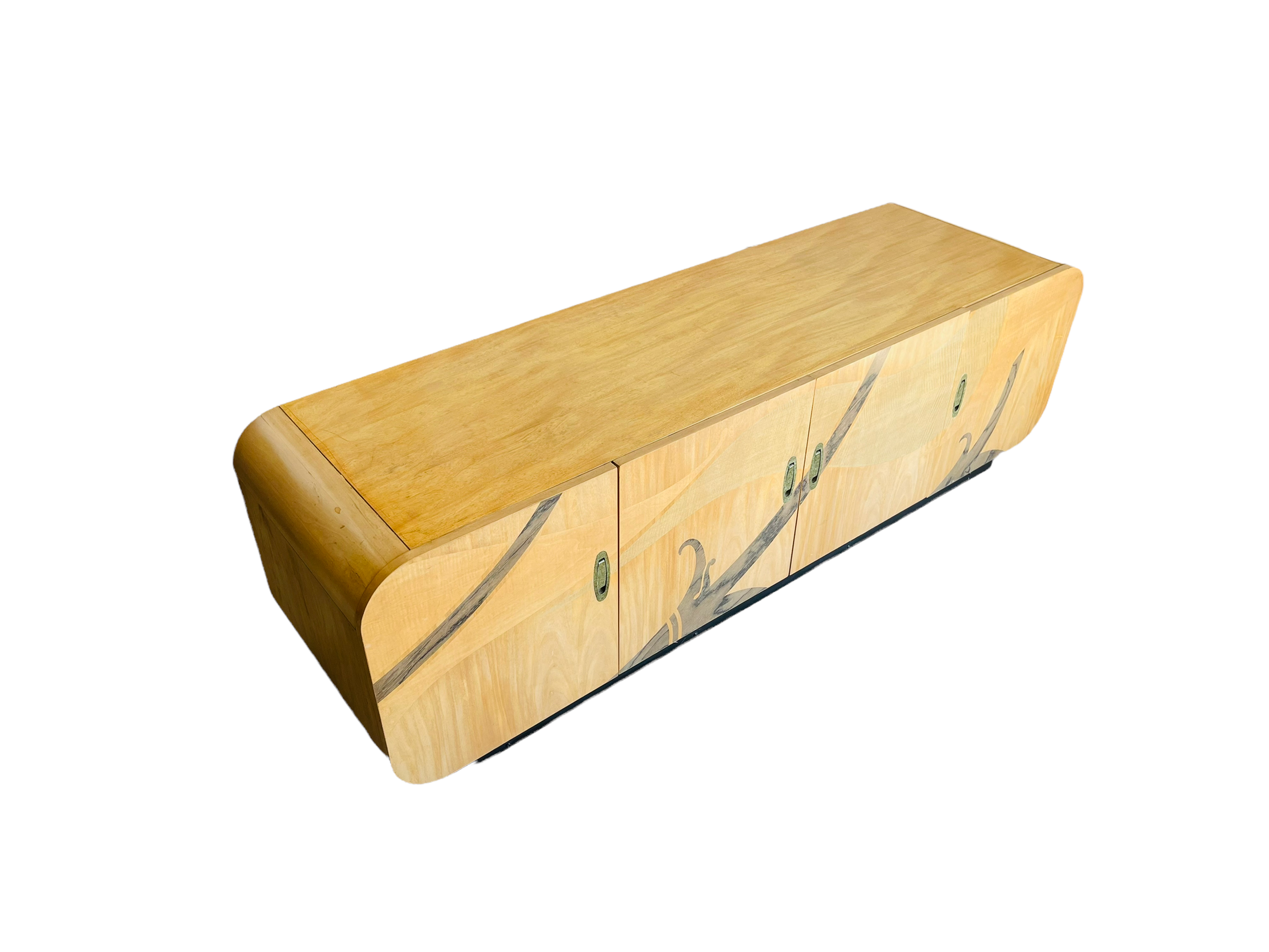 Modern Inlaid Beech Wood Credenza by White furniture  image 1