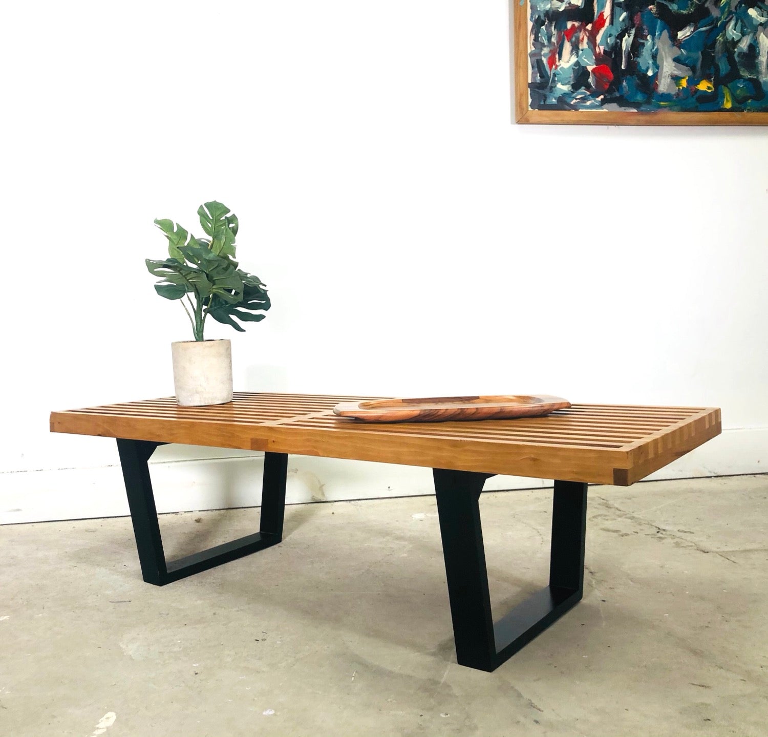 Vintage George Nelson Platform Salt Bench/Coffee Table image 1